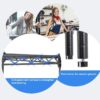 4 Shelf Wire Shelving Unit Garage NSF Wire Shelf Metal Storage Shelves Heavy Duty Height Adjustable for 1000 lbs Capacity Black