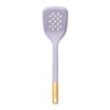 6-Piece Silicone Kitchen Utensil Tool Set with Rotating Rack by Drew Barrymore, Porcini Taupe