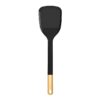 6-Piece Silicone Kitchen Utensil Tool Set with Rotating Rack by Drew Barrymore, Porcini Taupe