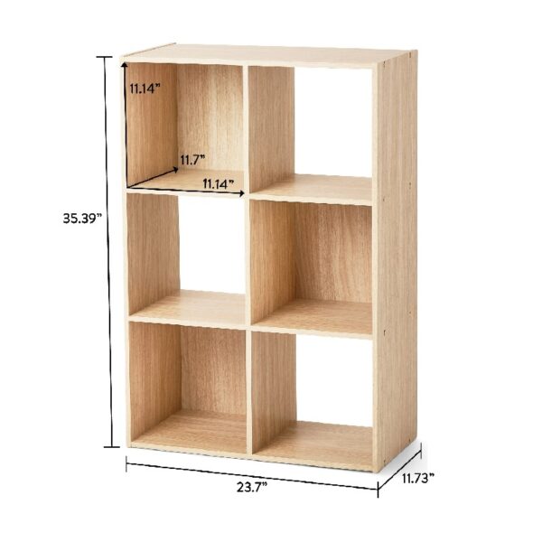 6 Cube Storage Organizer, White