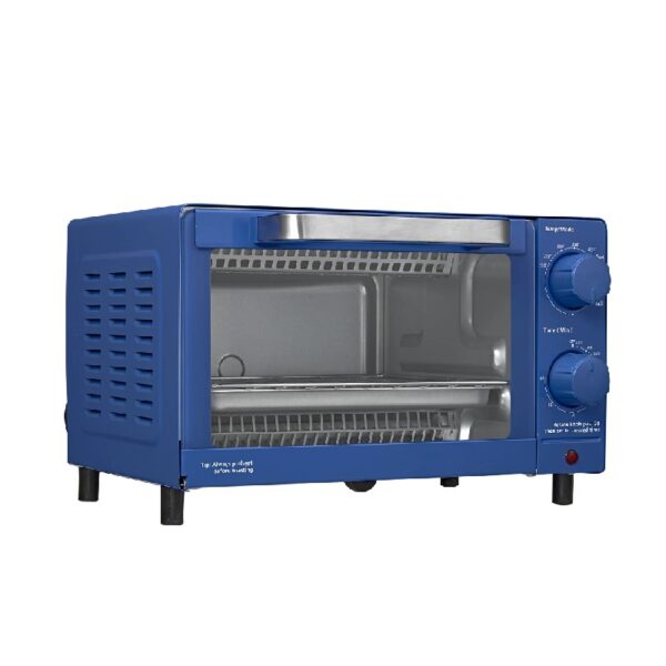 4 Slice Countertop Toaster Oven with 3 Settings, includes Baking Rack and Pan, Black, New