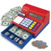 Learning Resources Pretend & Play Calculator Cash Register   Gift for Kids Ages 3 and Up