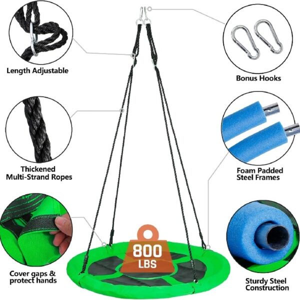 Saucer Tree Swing Set 40