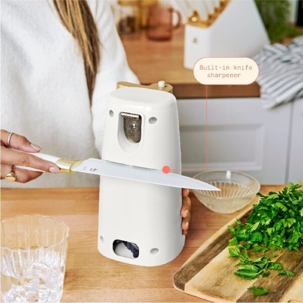 Easy-Prep Electric Can Opener, White Icing by Drew Barrymore