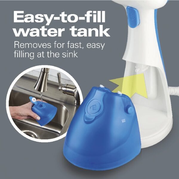 Handheld Garment Steamer for Clothes, Bedding, Curtains, Traveling, 1000 W Steam Pump