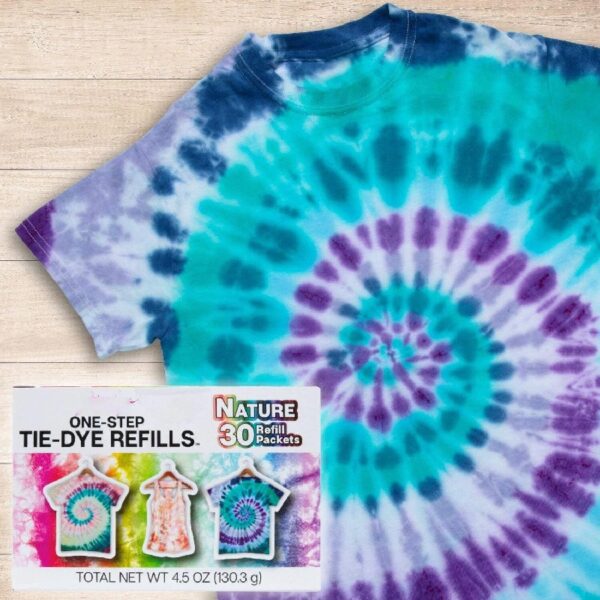 Tulip One-Step Tie-Dye Refill Powder Dye 30 Pack - Nature Colors