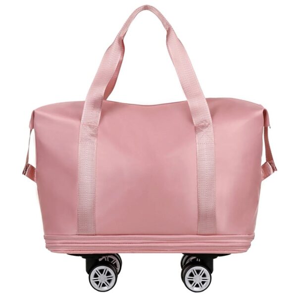Expandable Luggage Bag With 360° Wheels Extra Large Capacity Wet/Dry Separation Ideal For Business Trips Gym Students And Travel