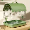 1pc Acrylic Bird Cage With Bird Bag, Parrot Outdoor Ornamental Bird Cage, Can Be Carried Outdoors, Bird Supplies