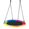 Outdoor Swing, Hanging Swing Bench Chair, 40 Inch Flying Saucer Tree Swing Outdoor Play for Kids
