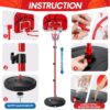 Basketball Hoop, Basketball Hoop Indoor Adjustable Height 2.8-5 FT - Toddler Basketball Hoop - Basketball Goals Indoor Outdoor Play