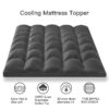 Extra Thick Queen Mattress Topper, Pillow top Mattress Pad for Deep Sleep, White