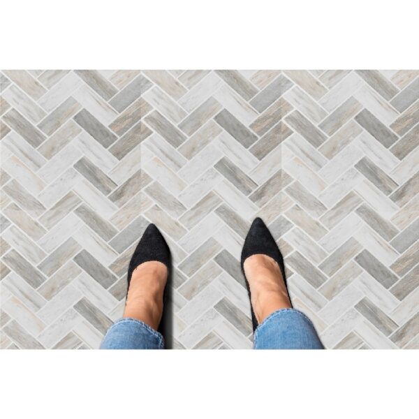 Retro Self Adhesive Vinyl Floor Tile - 20 Tiles/20 Sq. ft., 12 x 12, Slate Flooring Materials