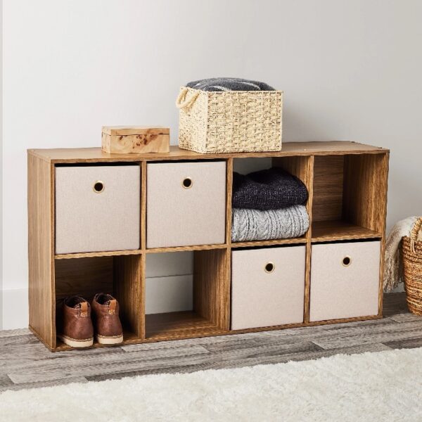8 Cube Storage Organizer, Black