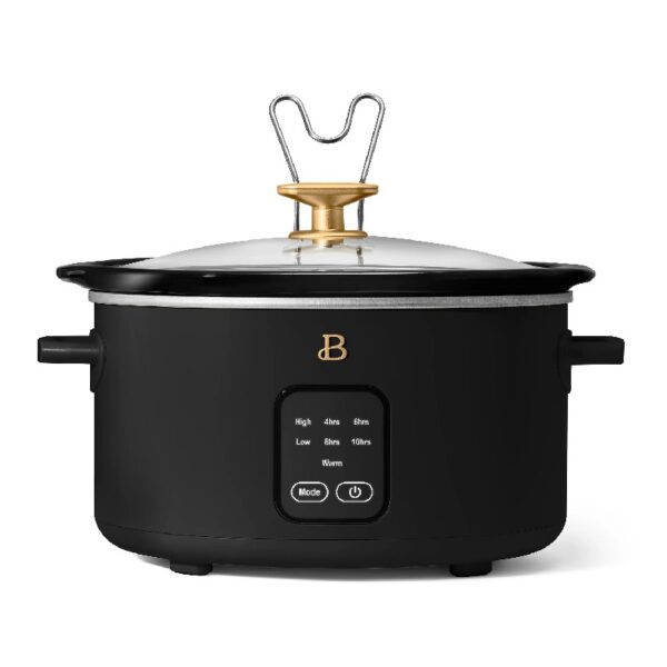4Qt Slow Cooker with Touch-Activated Display, White Icing by Drew Barrymore