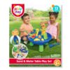 Play Day Kids Building 13-Piece Outdoor Activity Water Table, Multicolor