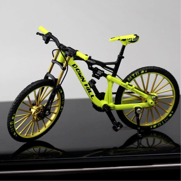 Postuois Bicycle Model 1:10 Scale Realistic Shape Alloy Downhill Mountain Bike Toy Birthday Gift