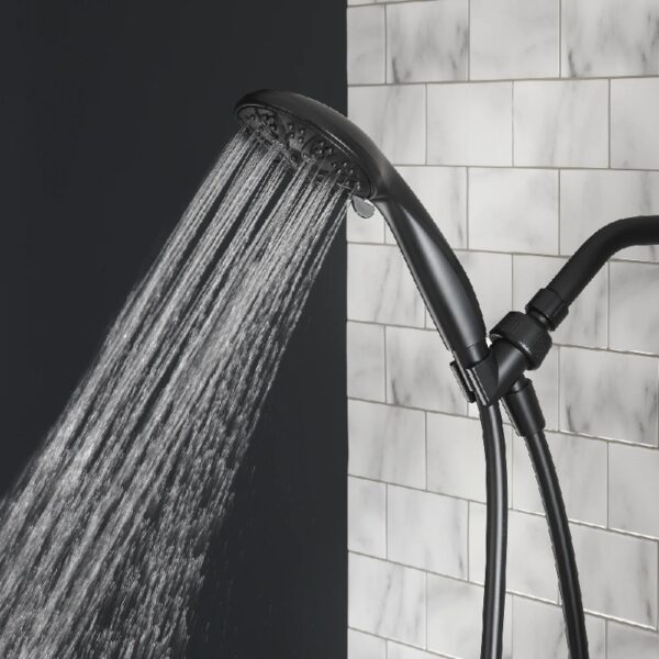 5-Setting Handheld Shower Head, Matte Black