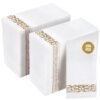 Linen Feel Paper Napkins, Guest Hand Towels Disposable Guest Towels, 200 Pcs