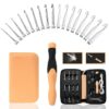 Yarniss Crochet Hooks Set with Digital Counter, 17 Sizes Light Up Crochet Hooks 2.5mm-14.0mm