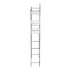 3-Shelf over the Toilet Steel Wall Mount Storage Shelf Unit, Black, Holds up to 30 lb Capacity