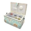 Hello Hobby Sewing Basket Kit 116 Pieces, with Youthful Bright Print, Multicolor