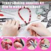 Kabuer Jewelry Making Kit for Adults, Tools, Charms, Wires, Findings, and More, All-Inclusive