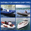 Marine Navigation Lights for Boats LED - Red/Green Battery Powered Nav Lights for Boats - Suction Mount, Swivel Base, 3-Mode Operation - 1NM Waterproof