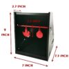 7 x 9 Inch BB Gun Target Trap with 10pcs Paper Target and Spinning Shooting Targets for Airsoft Pellet