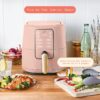 3 Qt Air Fryer with TurboCrisp Technology, White Icing by Drew Barrymore
