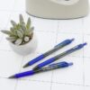 BAZIC Optima 5-Color Oil Gel Fuse Tech Ink Retractable Pen, 0.7 mm, (5/Pack), 12-Pack