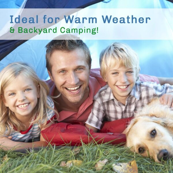 2-Person Dome Tent- Rain Fly & Carry Bag- Easy Set Up-Great for Camping Backpacking Hiking & Outdoor Music Festivals by Wakeman Outdoors (Orange)