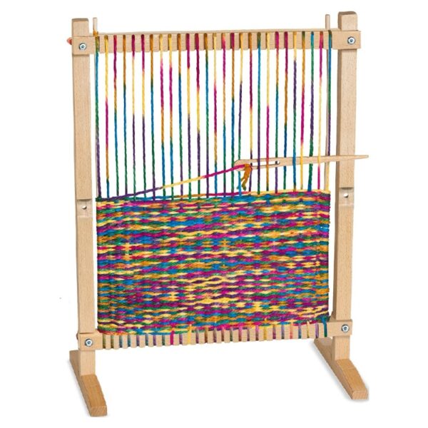 Melissa & Doug Wooden Multi-Craft Weaving Loom: Extra-Large Frame (22.75 x 16.5 inches)