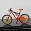 Postuois Bicycle Model 1:10 Scale Realistic Shape Alloy Downhill Mountain Bike Toy Birthday Gift