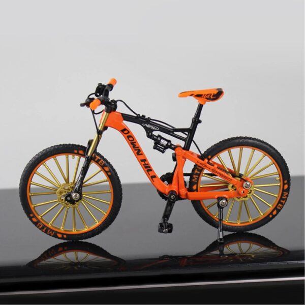 Postuois Bicycle Model 1:10 Scale Realistic Shape Alloy Downhill Mountain Bike Toy Birthday Gift