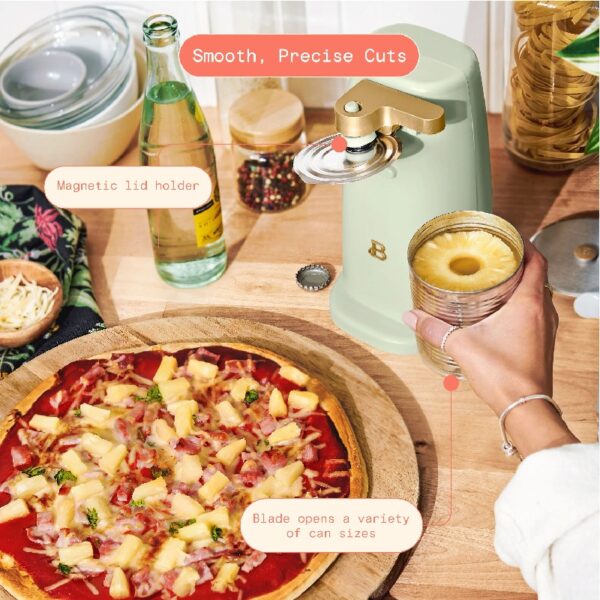 Easy-Prep Electric Can Opener, White Icing by Drew Barrymore