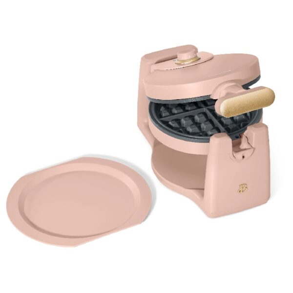Rotating Belgian Waffle Maker, White Icing by Drew Barrymore