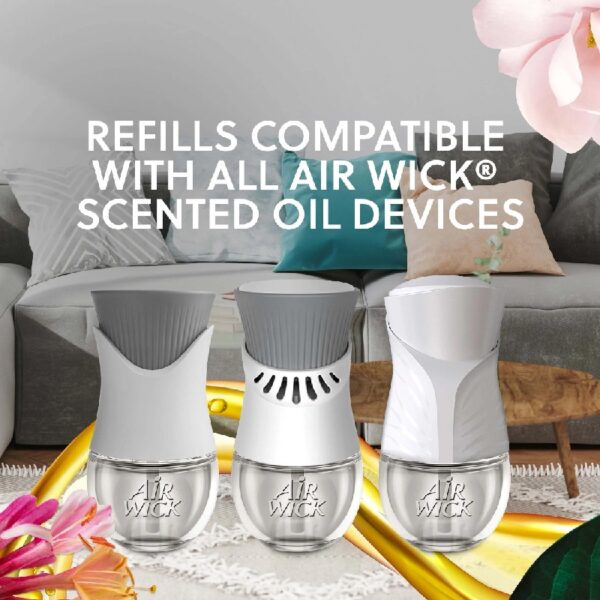 Plug-In Scented Oil Air Freshener Warmer Refills, Honeysuckle and Raspberry, 5 Count