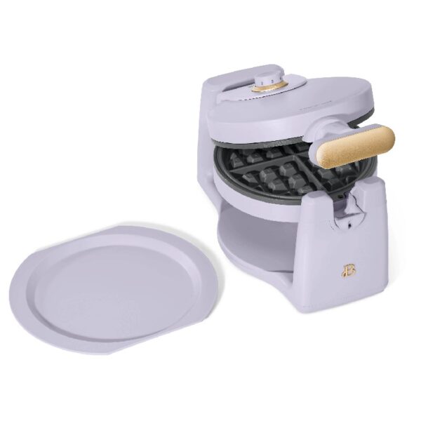 Rotating Belgian Waffle Maker, White Icing by Drew Barrymore