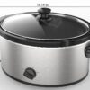 6 Quart Oval Slow Cooker, Stainless Steel Finish, Glass Lid, Model # MS54100112168S