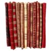 Dunroven House H100-500 Homespun 18 in. x 21 in. Fat Quarters 12pcs-Black
