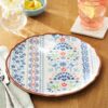 The Pioneer Woman Hattie 12-Piece Bamboo Melamine Dinnerware Set, Multicolor