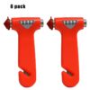Bright Orange Seatbelt Cutter Window Breaker Emergency Escape Multi Tool