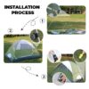 2/4 Person Tents for Camping - Waterproof Lightweight Outdoor Camping Tent Easy Set up