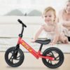 12 In Balance Bike for Kids 2-6 Years, Lightweight Toddler No Pedal Training Bike, Blue