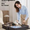 Travel Steamer Iron for Clothes, 1200W Portable Handheld Steamer Iron 4Mode with LCD Display 10s Fast Heating 180° Swivel Handle Powerful Wrinkle Remover, Garment Steamer for Home, Dorm
