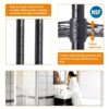 Wire Shelving Cart Unit 3 Shelves Shelf Rack Layer Tier,Black