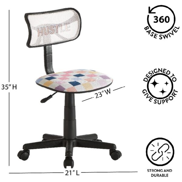 Swivel Mesh Desk Chair, Hustle