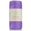 5 Skeins of Sensy Premium 2mm 251 Yards Polyester Rope 100% Polypropylene Cord Macrame Cord 2mm Crochet Bag Cord Macrame Rope Crochet Thread Gift for Knitter (Latte)