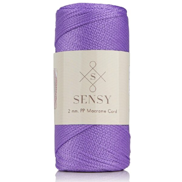 5 Skeins of Sensy Premium 2mm 251 Yards Polyester Rope 100% Polypropylene Cord Macrame Cord 2mm Crochet Bag Cord Macrame Rope Crochet Thread Gift for Knitter (Latte)
