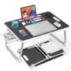 Livhil Large Lap Desk for Bed | Laptop Table, Portable Lap Desk, Home Office Room Laptop Desk for Bed Table Floor Table, Floor Desk for Adults (Black)